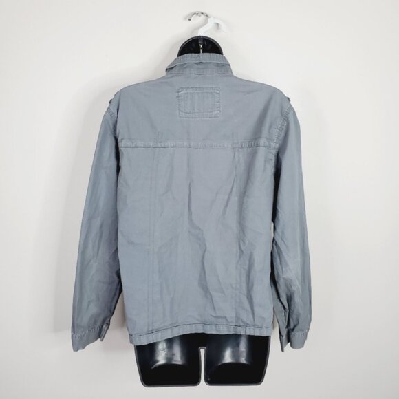 Burton London Y2K 2000s Aviator Military Urban Street Vintage Utility Jacket S - Picture 2 of 12